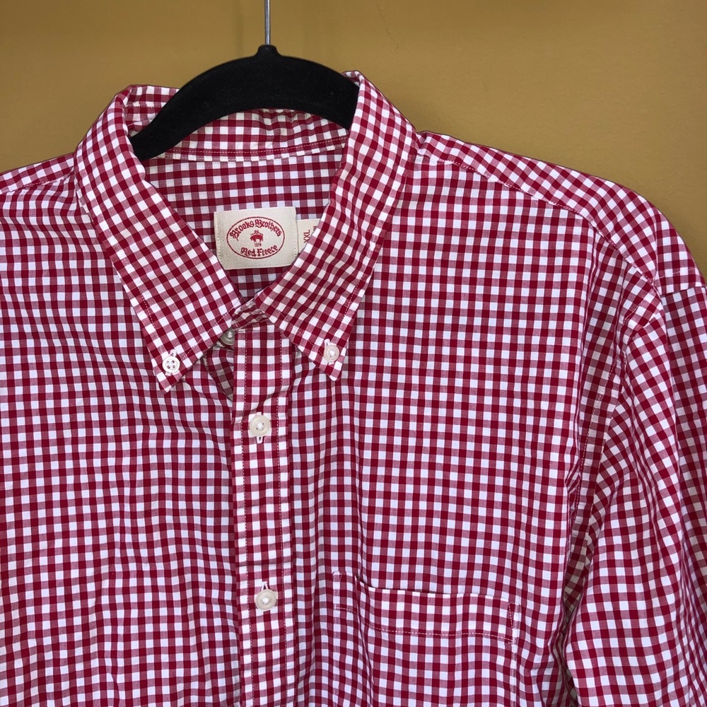 Brooks Brothers Red Fleece button down dress shirt - Picture 1 of 3